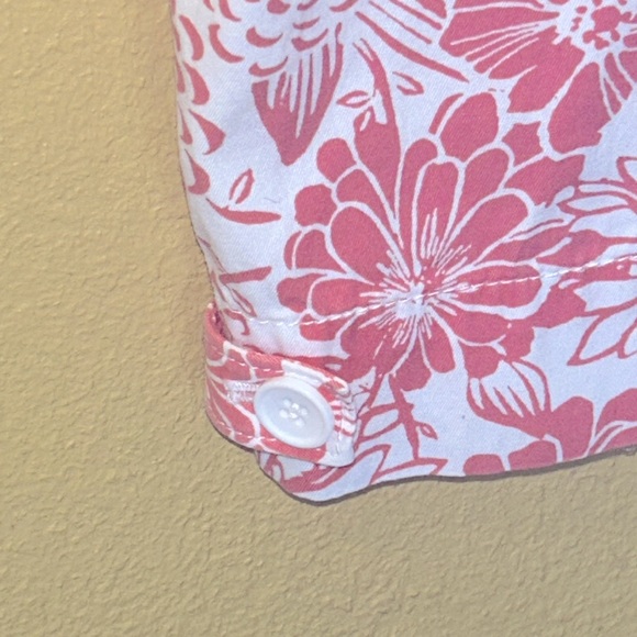 Talbots The Perfect Skimmer Pink White Size 10 - Picture 3 of 6